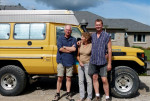 Op bezoek bij de Steunebrink-family:Gerda en zoon, oud-leerling Lars